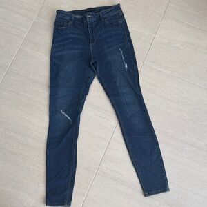 Kendall & Kylie Dark Blue Skinny Jeans